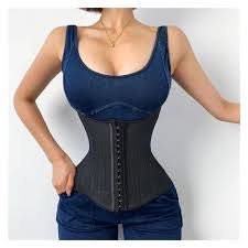 Corsets en Latex pour Femmes avec 25 Os en Acier