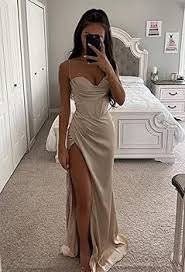 Robe de Gala Satinée à Corset SWEMILE