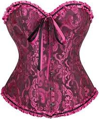 Corset Bustier Gothique Floral pour Femme