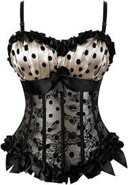 Corset Burlesque Gothique Grande Taille pour Femme