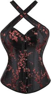 Corset Fleuri Femme Grebrafan (Taille EUR 30-32)