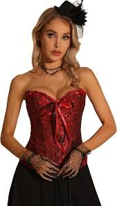 Corset Bustier Victorien Sans Bretelles Allegra K