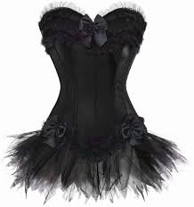 Jutrisujo Corset Femme Élégant Vintage