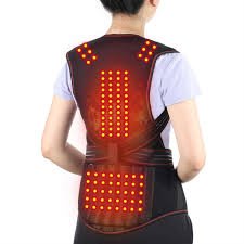 Gilet Auto-Chauffant à Aimants pour Soutien Lombaire