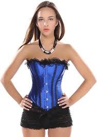 Corset Bustier Satin avec Lacets KJIHENSA