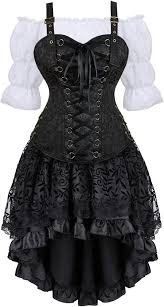 Ensemble Steampunk Sexy en Dentelle: Corset