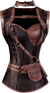 Corsage Steampunk Femme - Costume Halloween