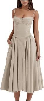 Robe Corset Vintage Élégante Sarayo pour Femmes